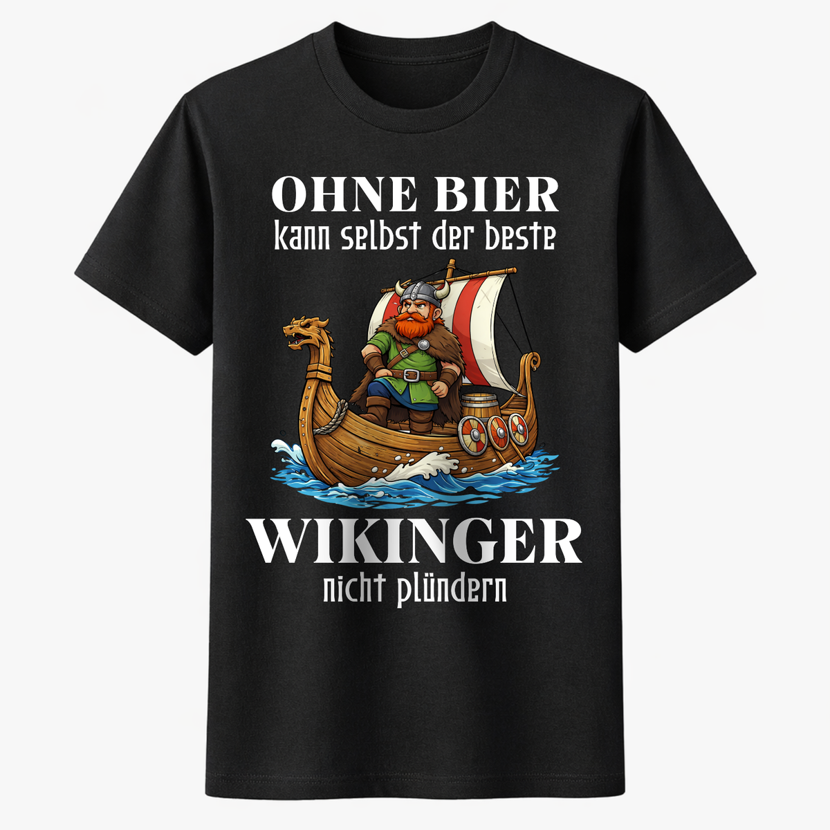 OHNE BIER KANN SELBST DER BESTE WIKINGER Unisex Premium Shirt