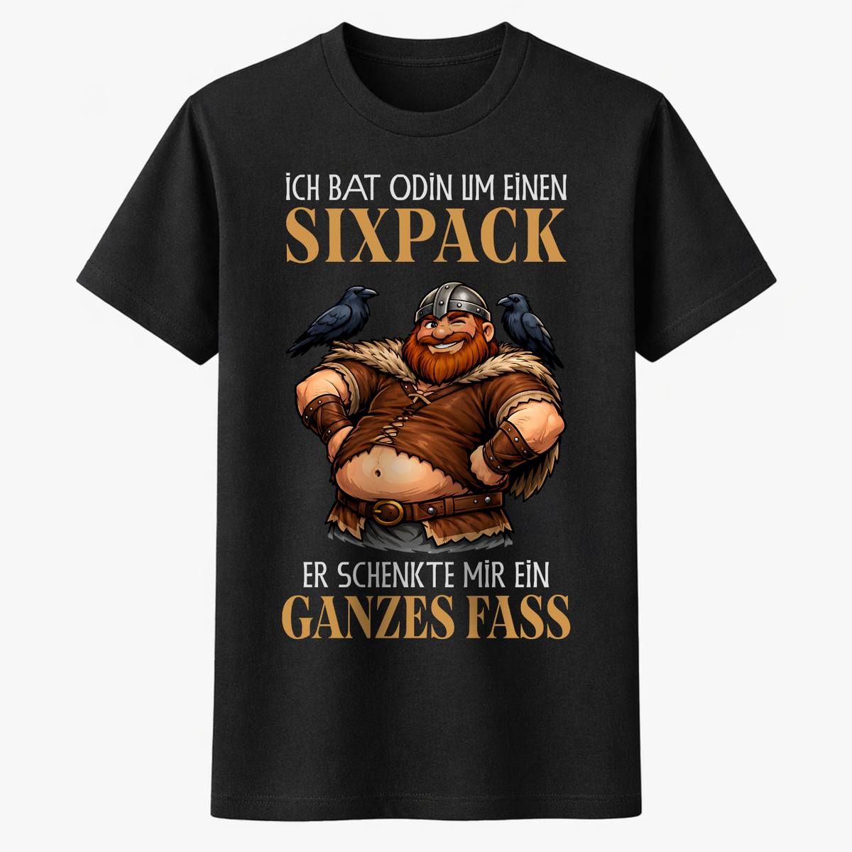 ICH BAT ODIN UM EINEN SIXPACK Unisex Premium Shirt