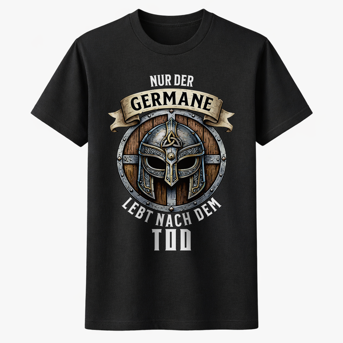 NUR DER GERMANE LEBT NACH DEM TOD Unisex Premium Shirt