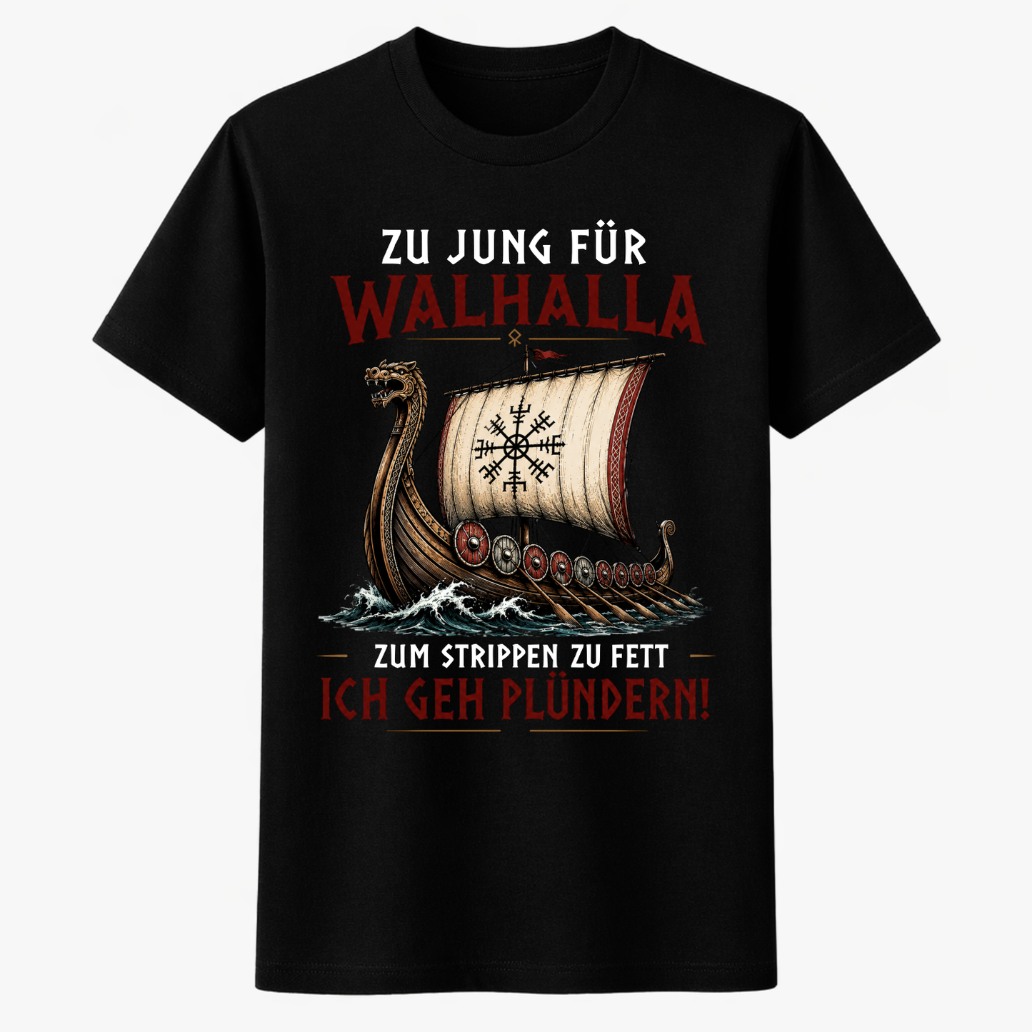 ZU JUNG FÜR WALHALLA Premium Shirt