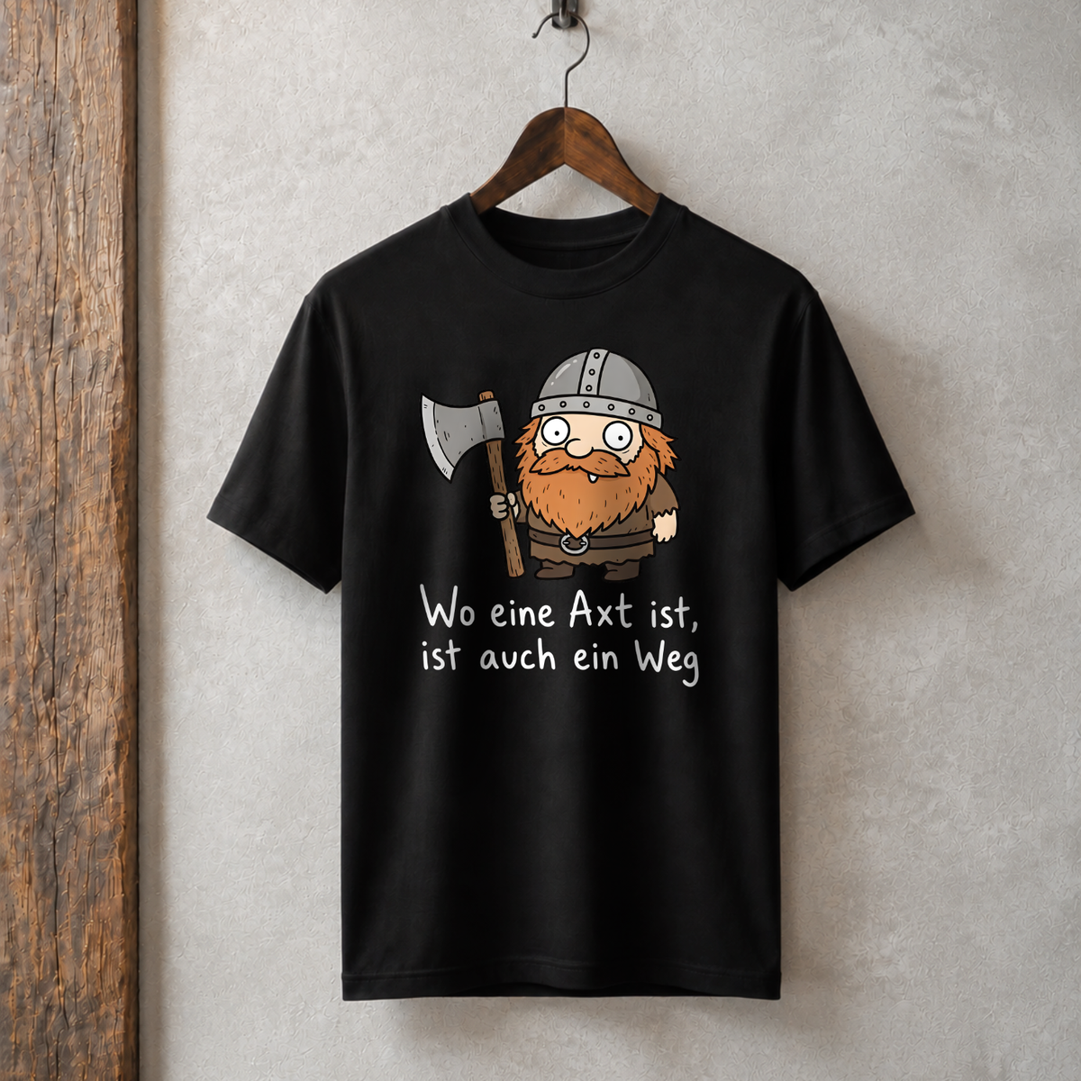 WO EINE AXT IST Premium Shirt