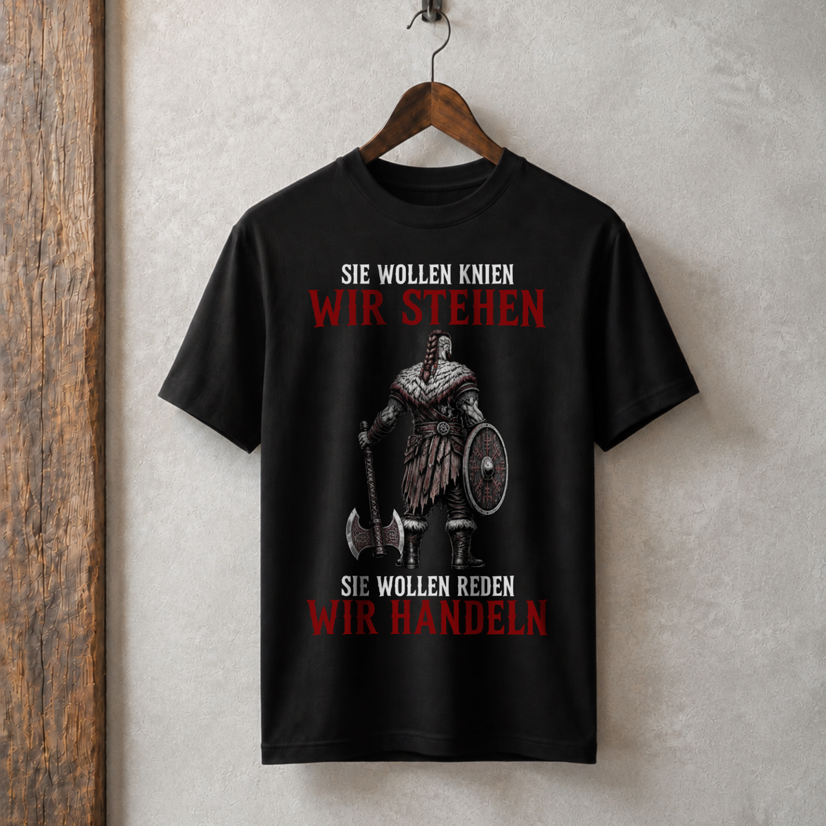 SIE WOLLEN KNIEN WIR STEHEN Premium Shirt