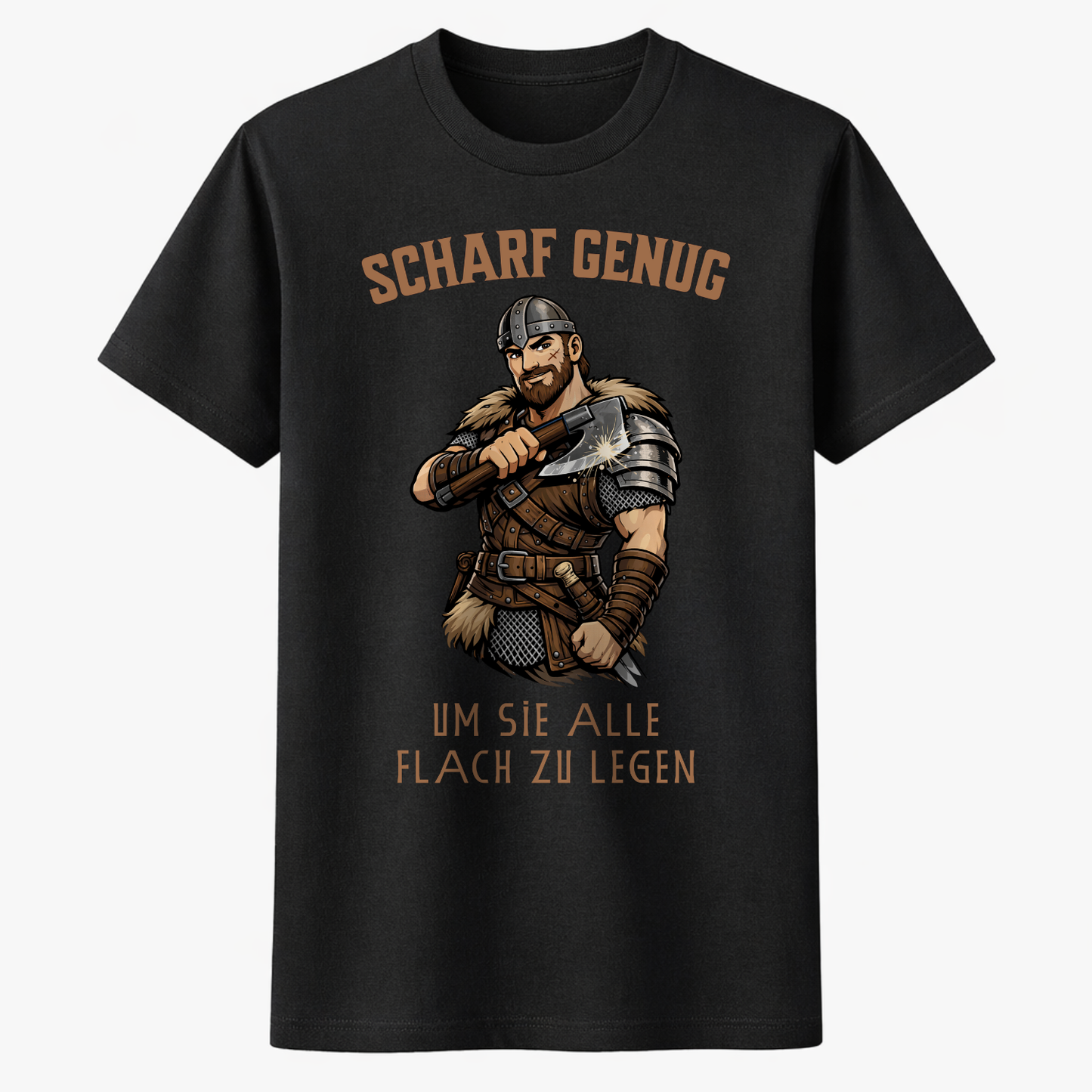 SCHARF GENUG UM SIE ALLE FLACH ZU LEGEN Unisex Prmium Shirt