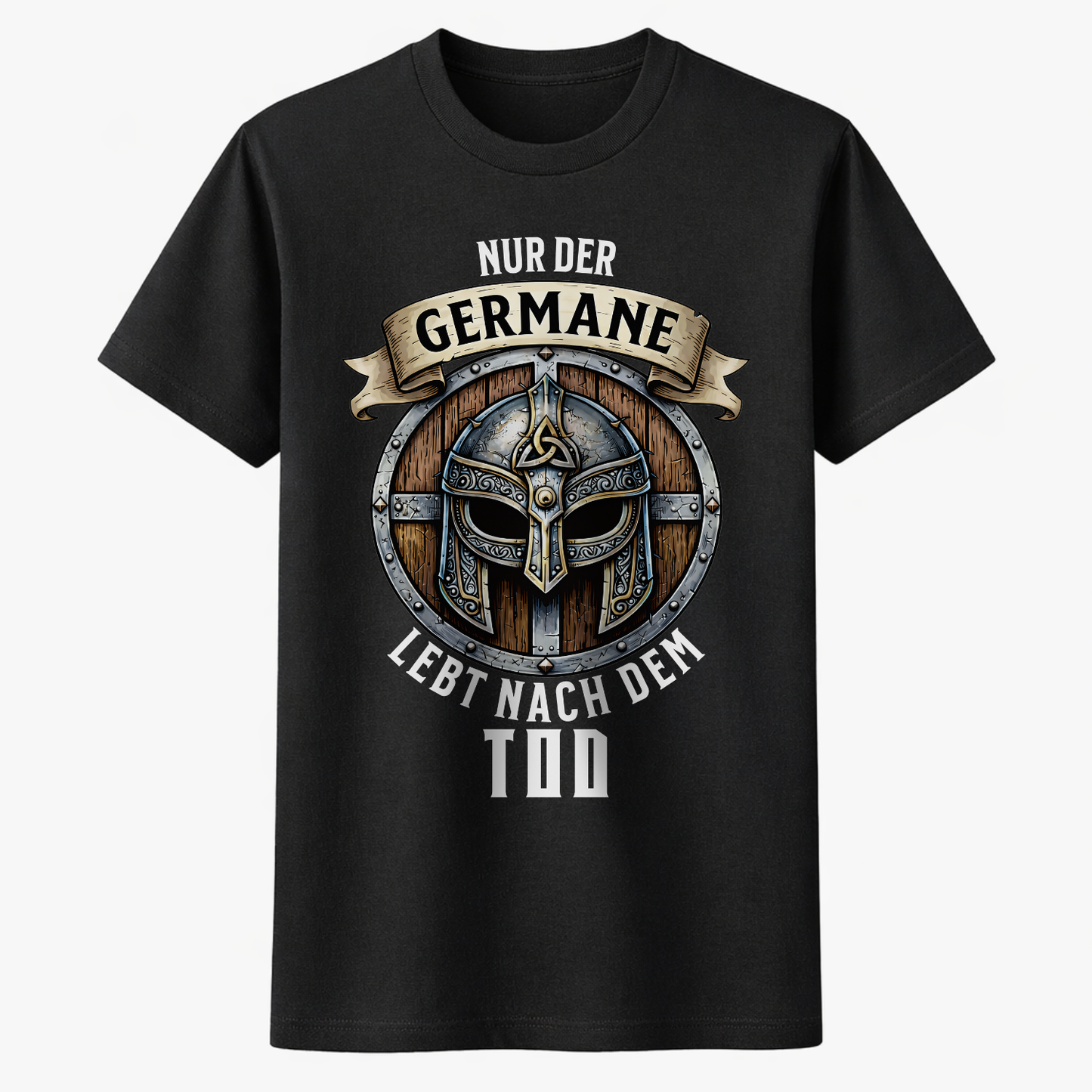 NUR DER GERMANE LEBT NACH DEM TOD Unisex Premium Shirt